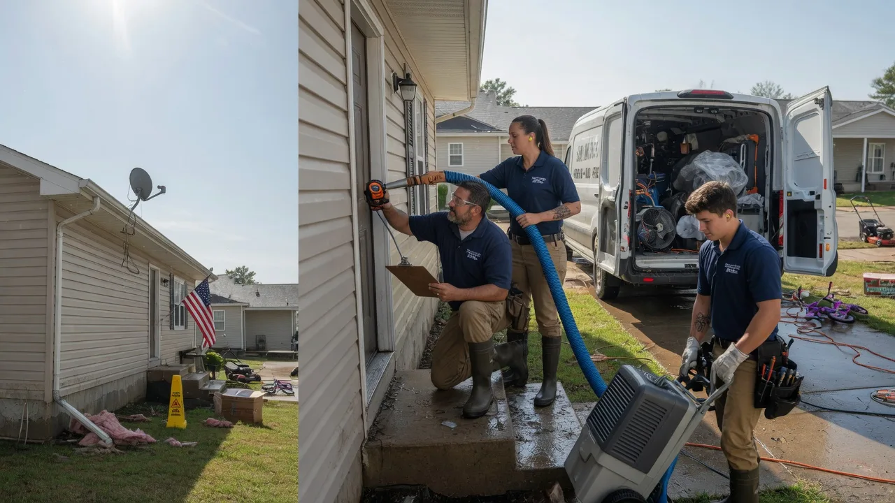 Ceiling Water Damage Restoration in Gary, SD near me